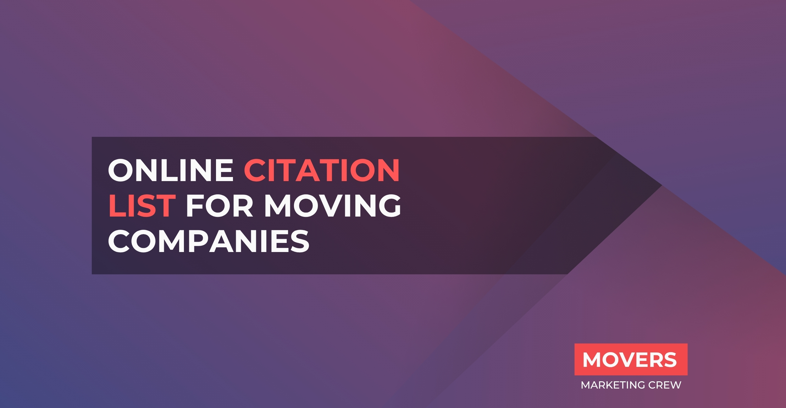 Online Citation List For Moving Companies