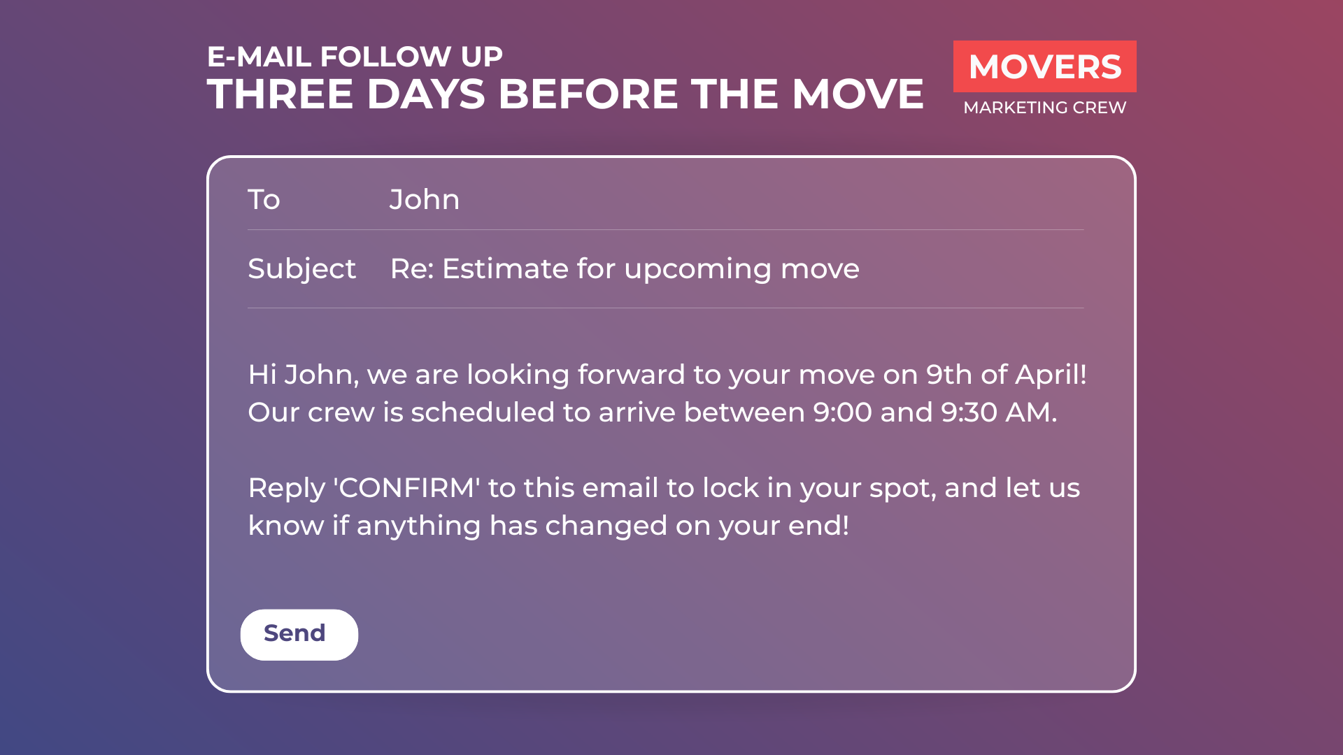 Three Days Before The Move